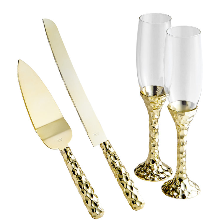 FashionCraft Stainless Steel Cake Serving Set & Reviews Wayfair